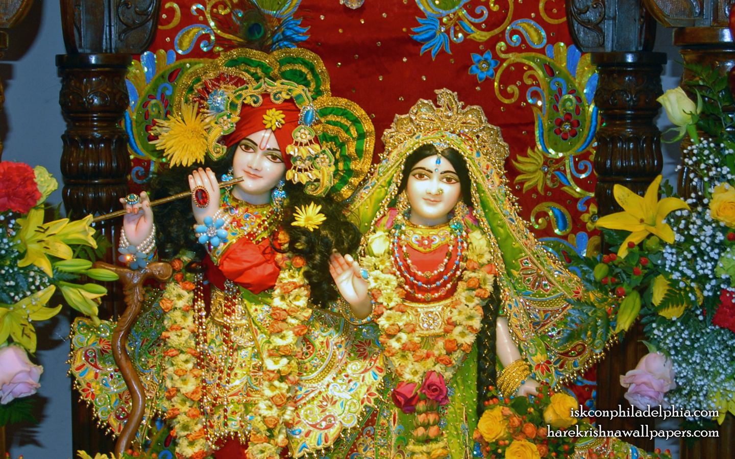 Sri Sri Radha Krishna Close up Wallpaper (014) Size 1440x900 Download
