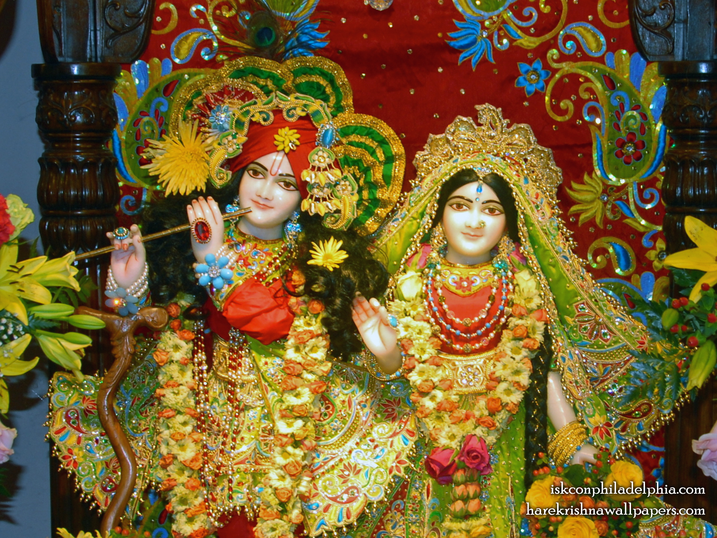 Sri Sri Radha Krishna Close up Wallpaper (014) Size 2400x1800 Download