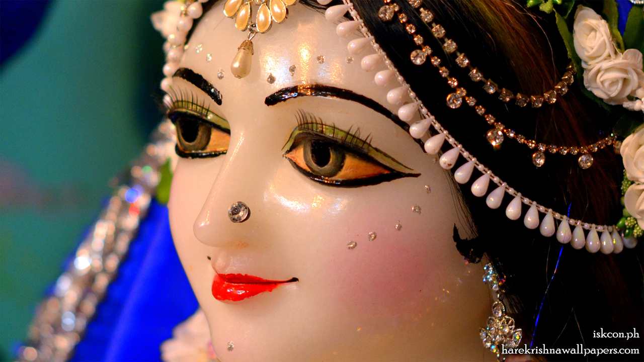 Sri Radha Close up Wallpaper (001) Size 1280x720 Download