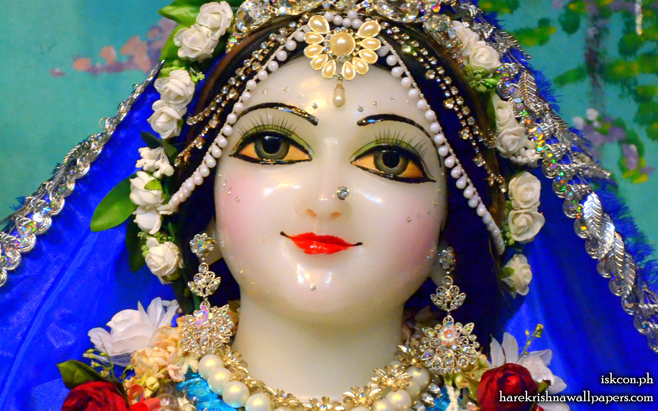 Sri Radha Close up Wallpaper (004) Size 2560x1600 Download