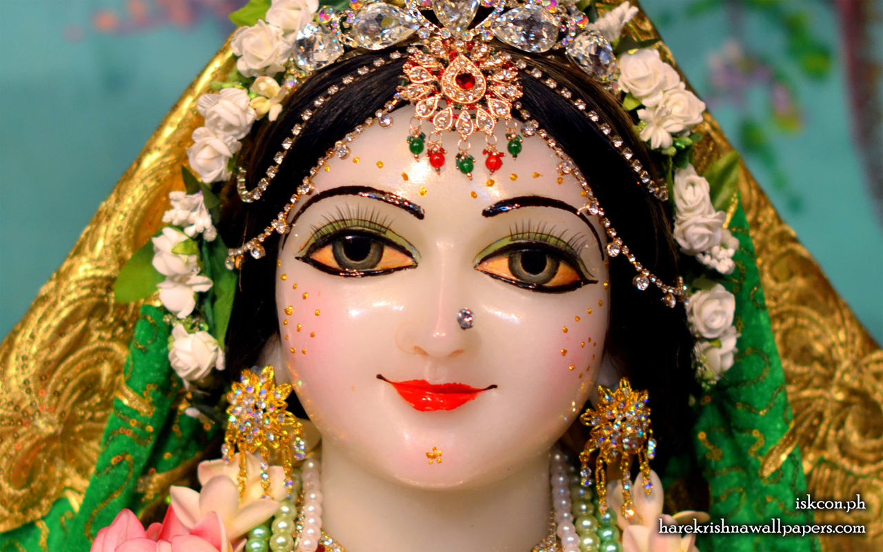 Sri Radha Close up Wallpaper (005) Size 1280x800 Download