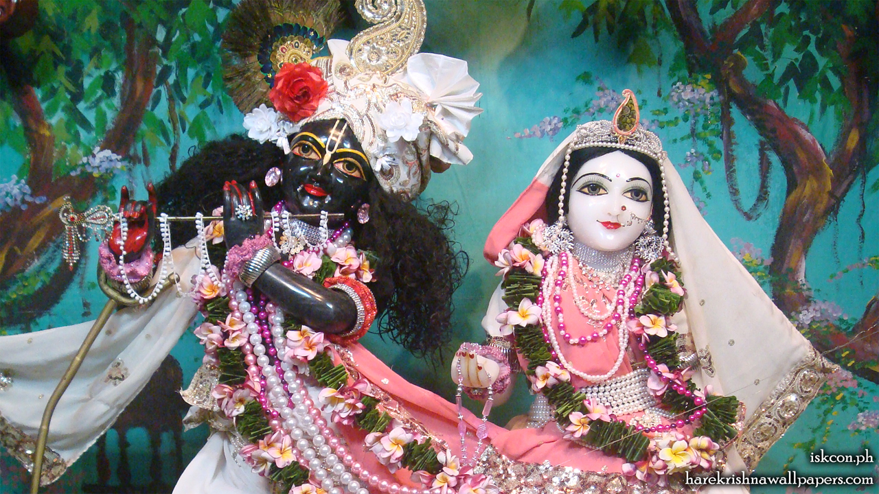 Sri Sri Radha Madhava Close up Wallpaper (006) Size 1280x720 Download