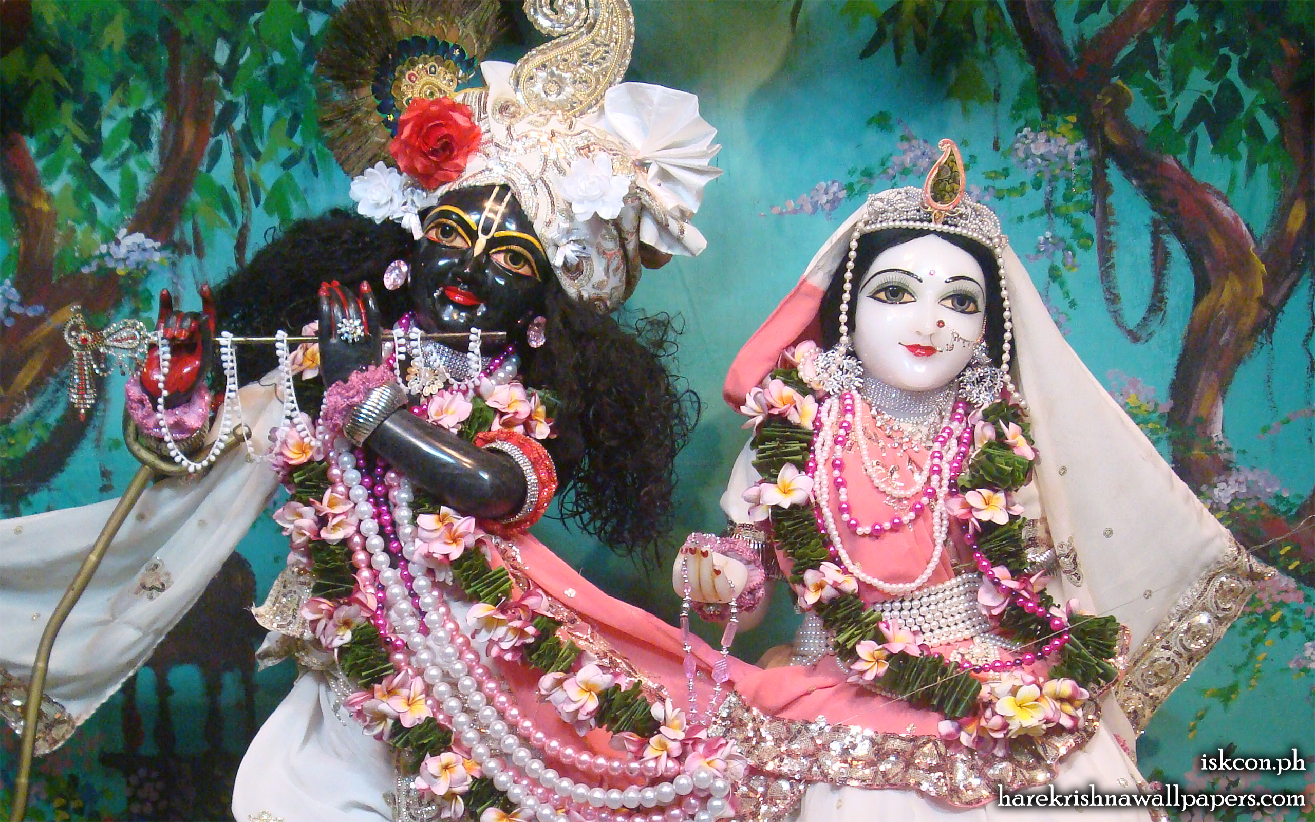 Sri Sri Radha Madhava Close up Wallpaper (006) Size 2560x1600 Download
