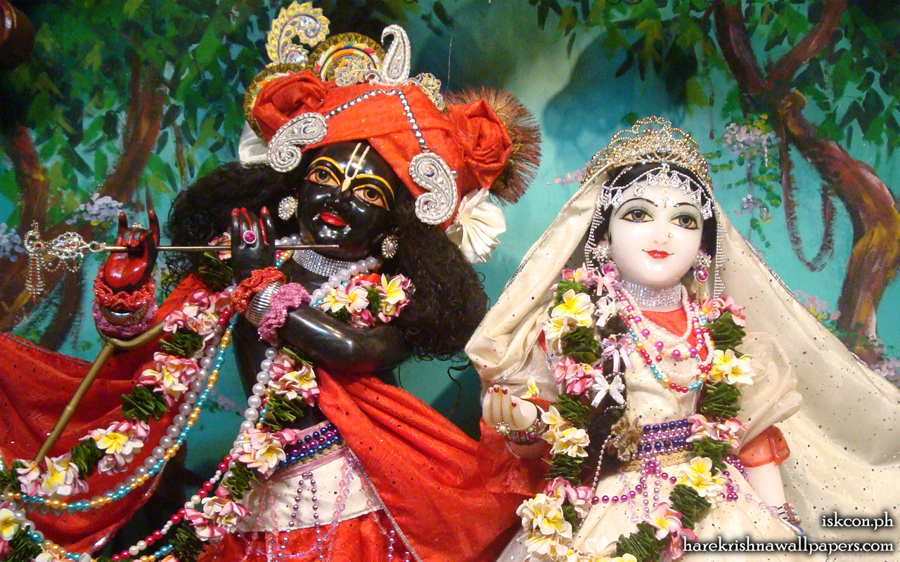 Sri Sri Radha Madhava Close up Wallpaper (008) Size 1280x800 Download