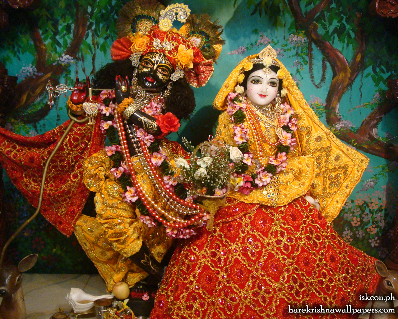 Sri Sri Radha Madhava Wallpaper (009) Size 1280x1024 Download