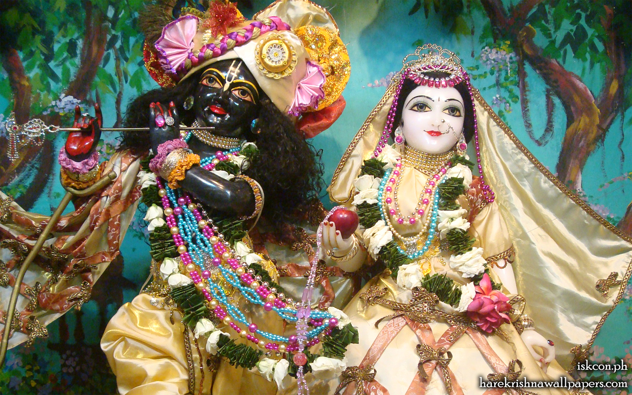 Sri Sri Radha Madhava Close up Wallpaper (010) Size 1280x800 Download