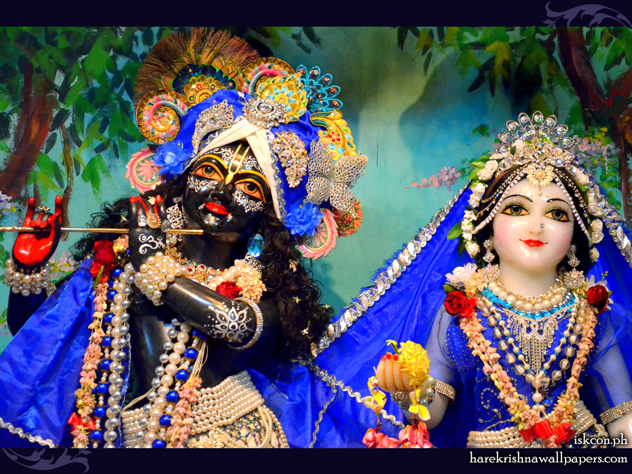 Sri Sri Radha Madhava Close up Wallpaper (014) Size 1280x960 Download