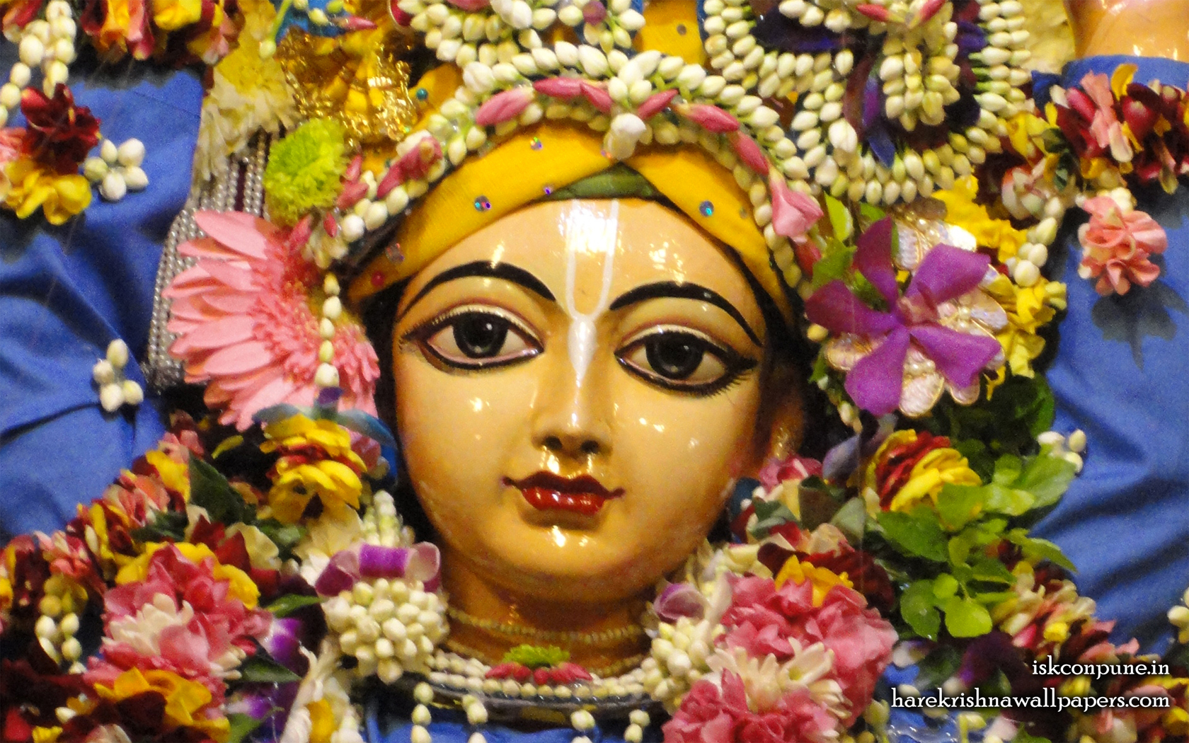 Sri Gaura Close up Wallpaper (001) Size 1680x1050 Download