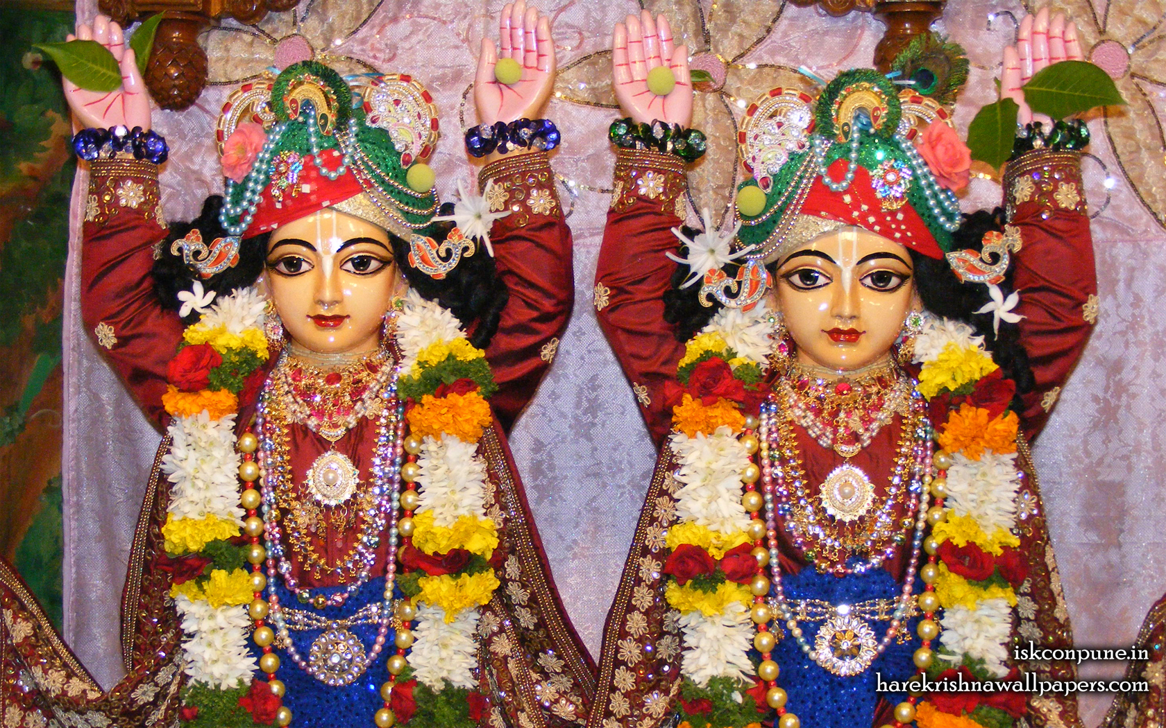 Sri Sri Gaura Nitai Close up Wallpaper (005) Size 1680x1050 Download