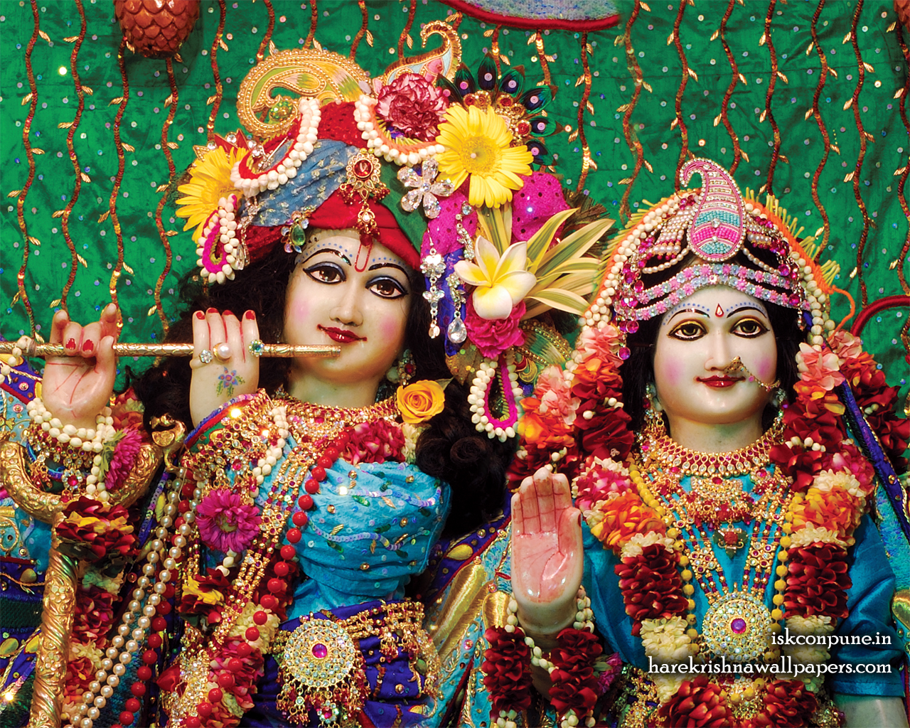 Sri Sri Radha Kunjabihari Close up Wallpaper (005) Size 1280x1024 Download