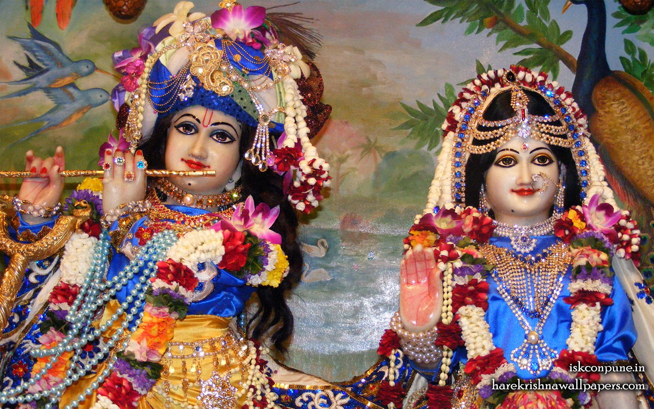 Sri Sri Radha Kunjabihari Close up Wallpaper (010) Size 1280x800 Download