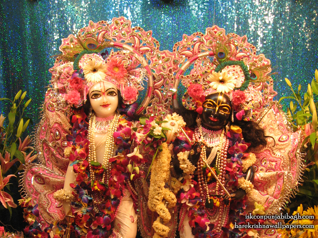 Sri Sri Krishna Balaram Close up Wallpaper (001) Size 1024x768 Download