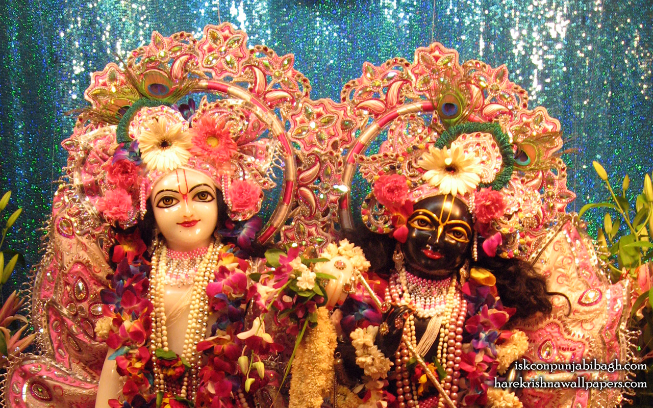 Sri Sri Krishna Balaram Close up Wallpaper (001) Size 1280x800 Download