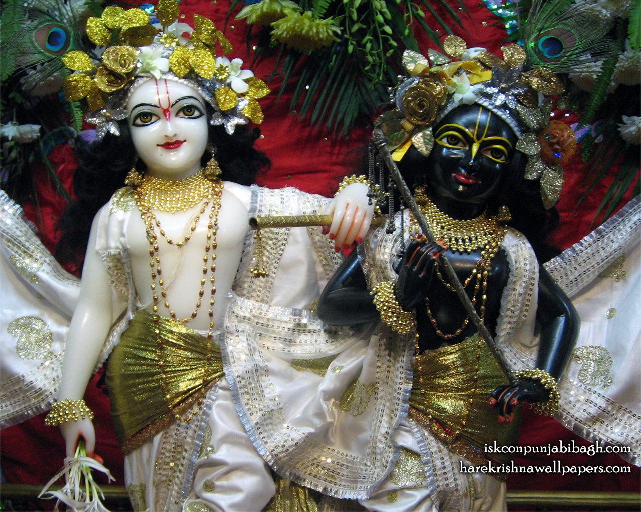 Sri Sri Krishna Balaram Close up Wallpaper (002) Size 1280x1024 Download