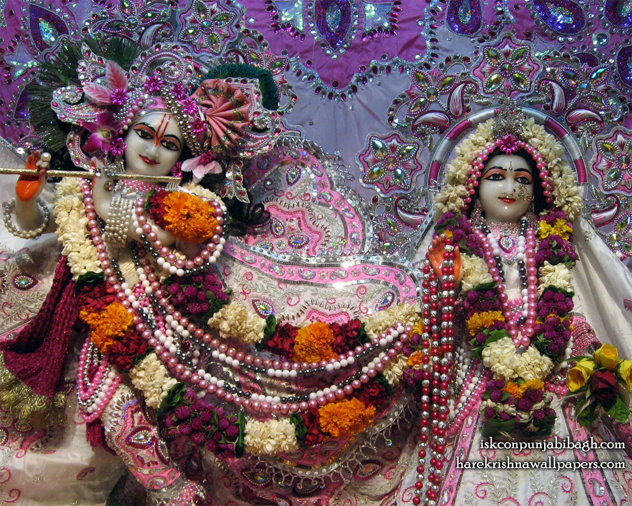 Sri Sri Radha Radhikaraman Close up Wallpaper (003) Size 1280x1024 Download