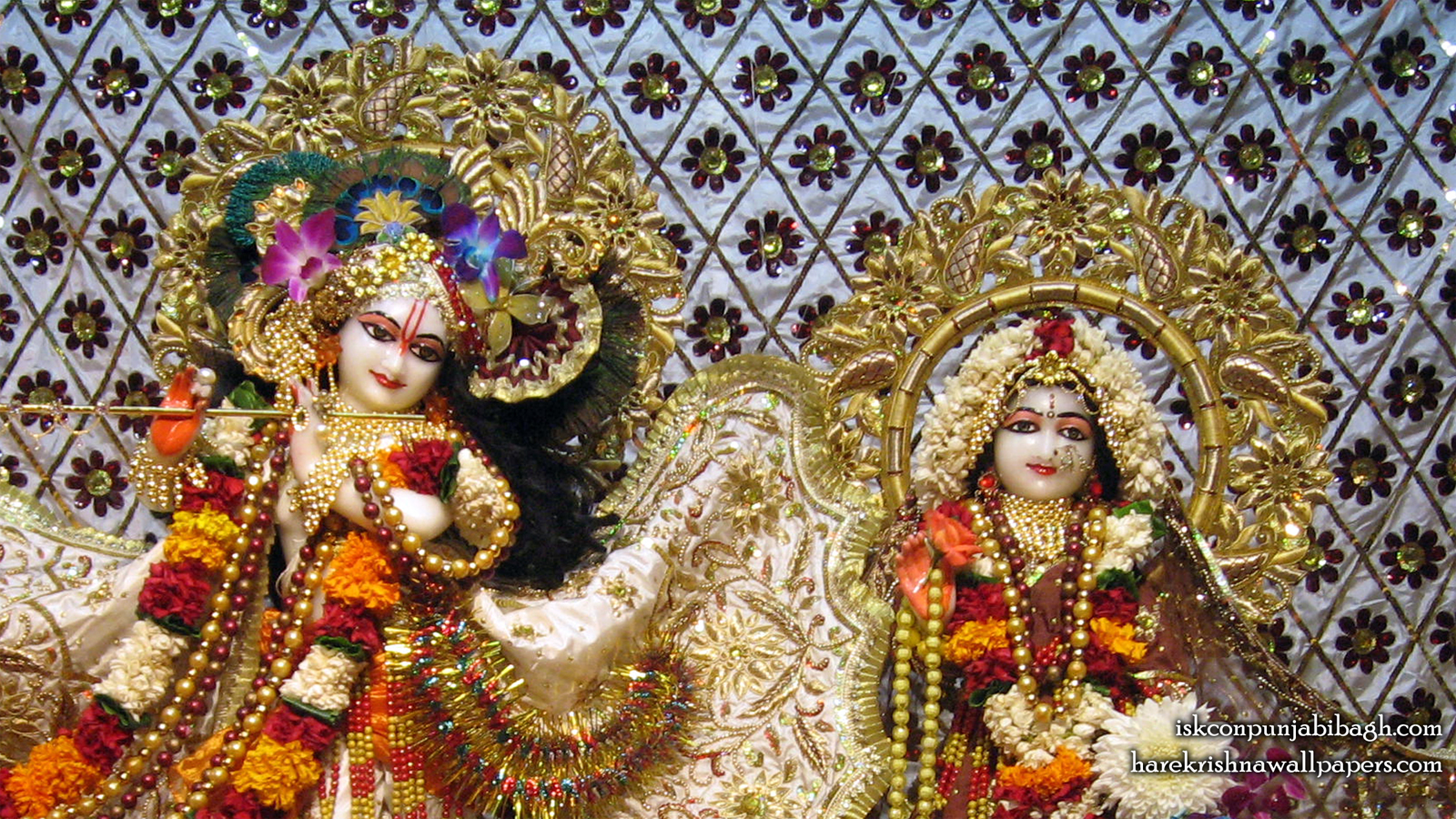 Sri Sri Radha Radhikaraman Close up Wallpaper (006) Size 1600x900 Download