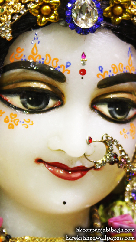 Sri Radha Close up Wallpaper (008) Size 450x800 Download