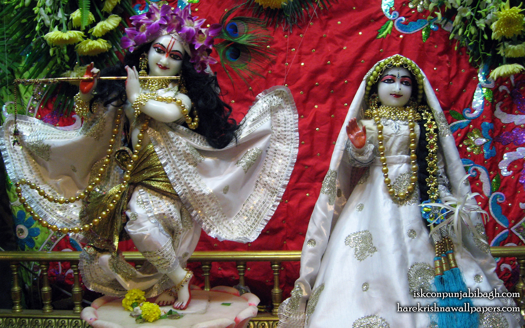 Sri Sri Radha Radhikaraman Wallpaper (009) Size 1680x1050 Download