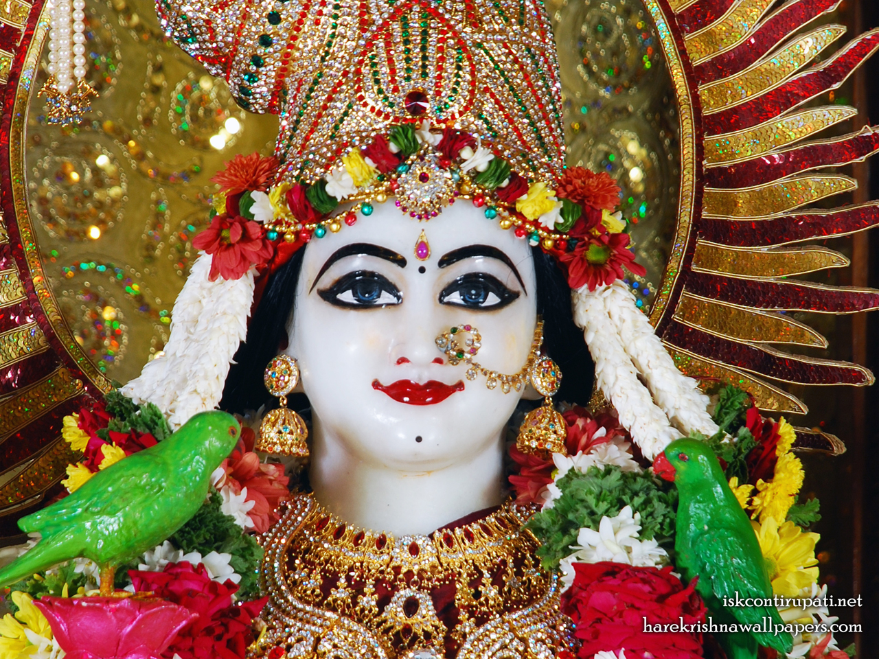 Sri Radha Close up Wallpaper (001) Size 1280x960 Download