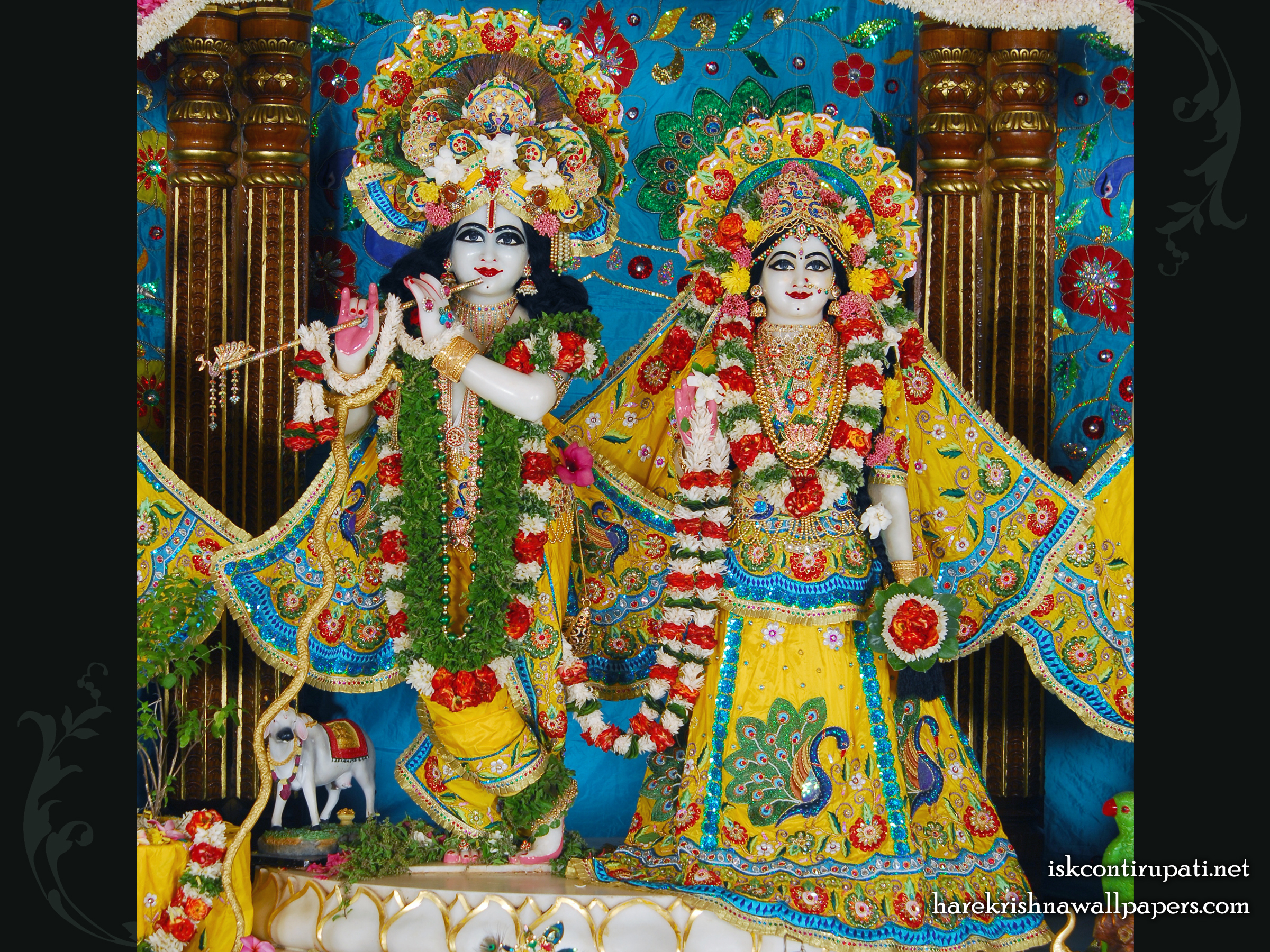 Sri Sri Radha Govinda Wallpaper (001) Size 2400x1800 Download
