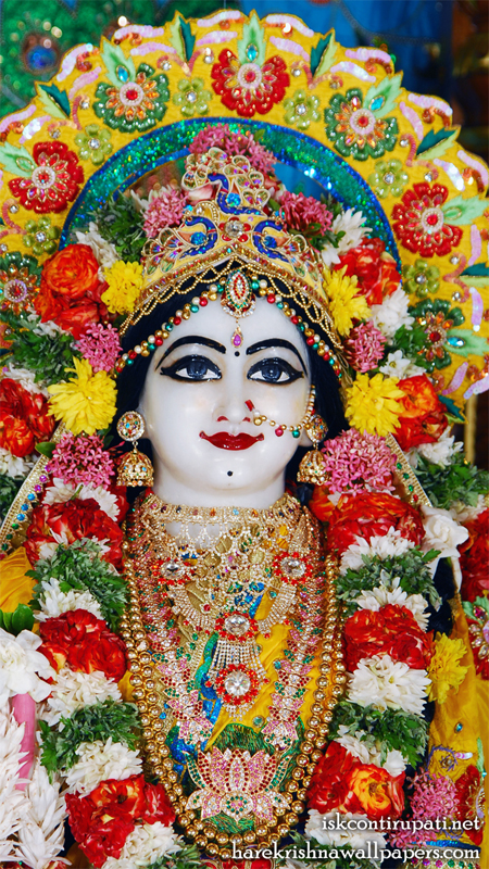 Sri Radha Close up Wallpaper (002) Size 450x800 Download