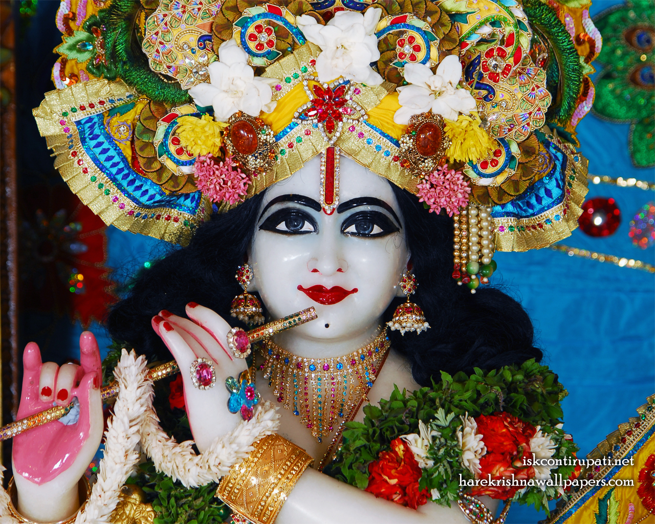 Sri Govinda Close up Wallpaper (003) Size 1280x1024 Download