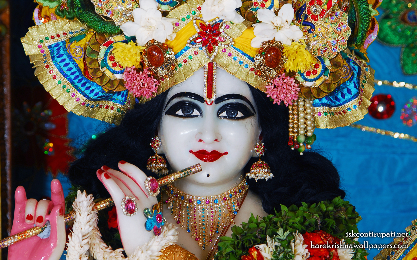 Sri Govinda Close up Wallpaper (003) Size 1440x900 Download