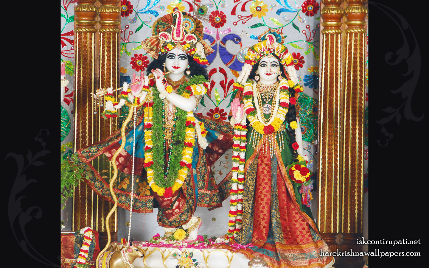 Sri Sri Radha Govinda Wallpaper (004) Size 1440x900 Download