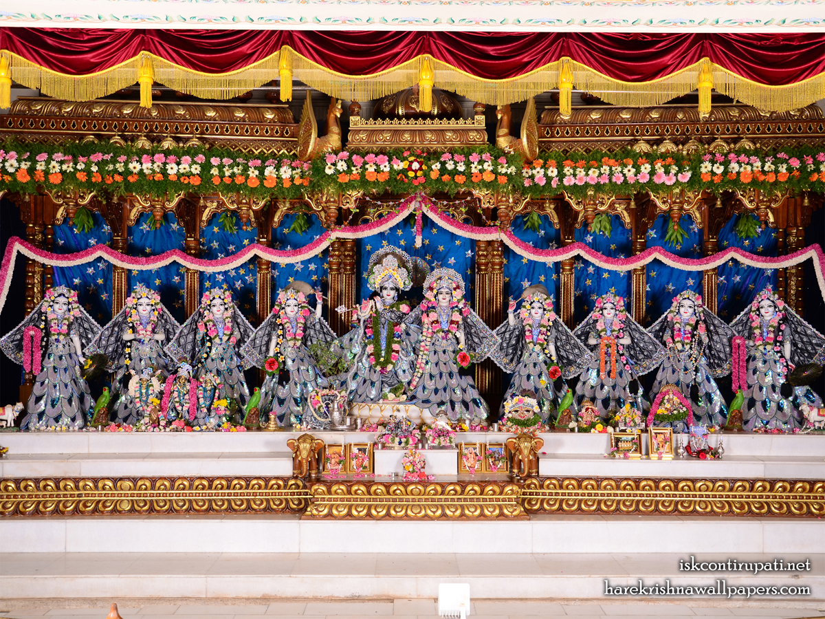 Sri Sri Radha Govinda with Ashtasakhi Wallpaper (004) Size 1200x900 Download