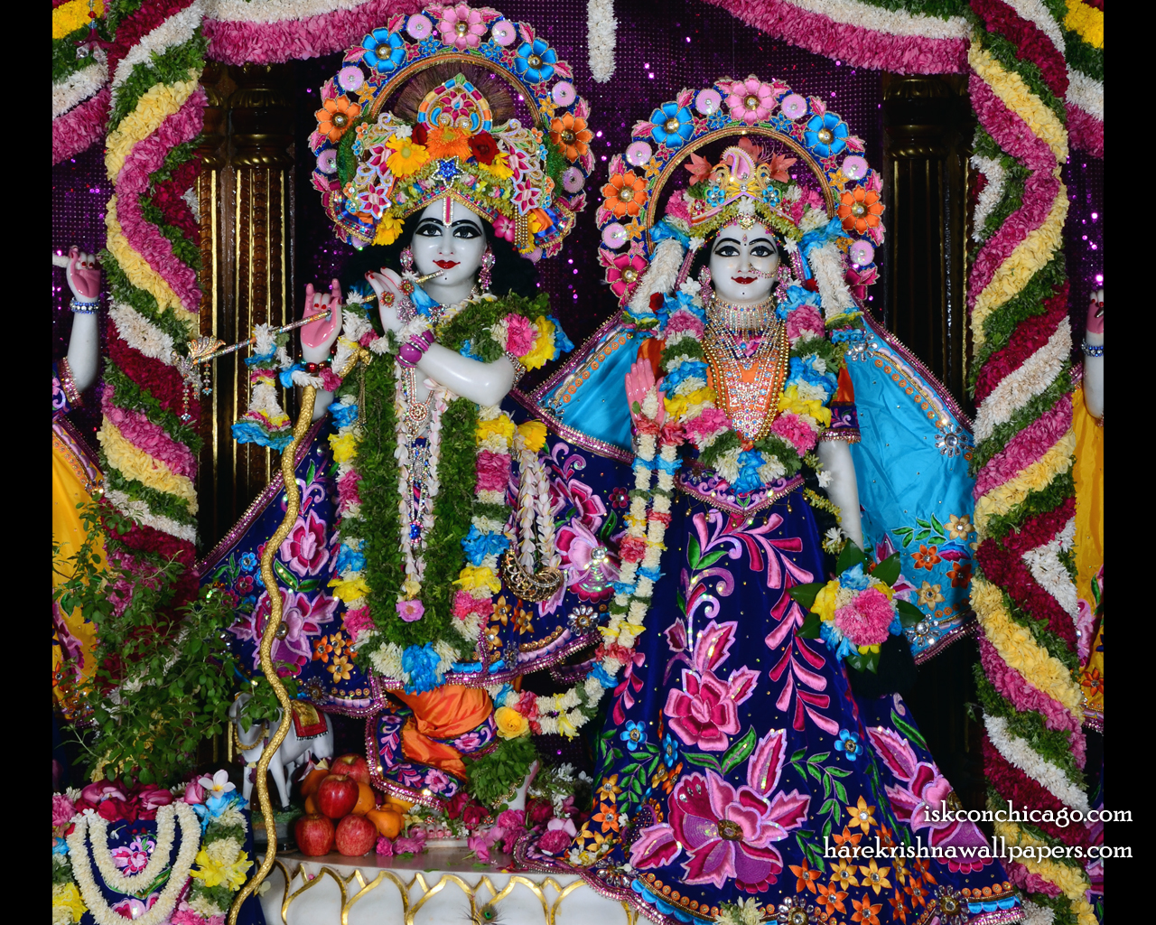 Sri Sri Radha Govinda Wallpaper (007) Size 1280x1024 Download