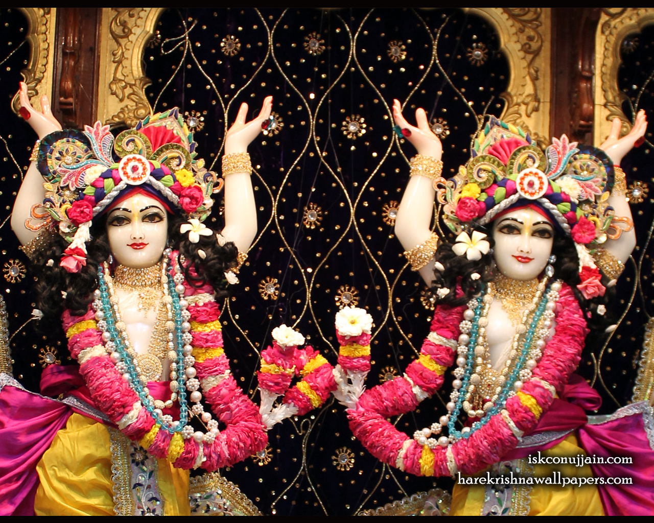 Sri Sri Gaura Nitai Close up Wallpaper (001) Size 1280x1024 Download