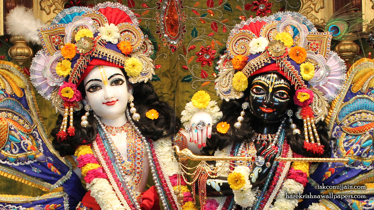 Sri Sri Krishna Balaram Close up Wallpaper (001) Size 1280x720 Download