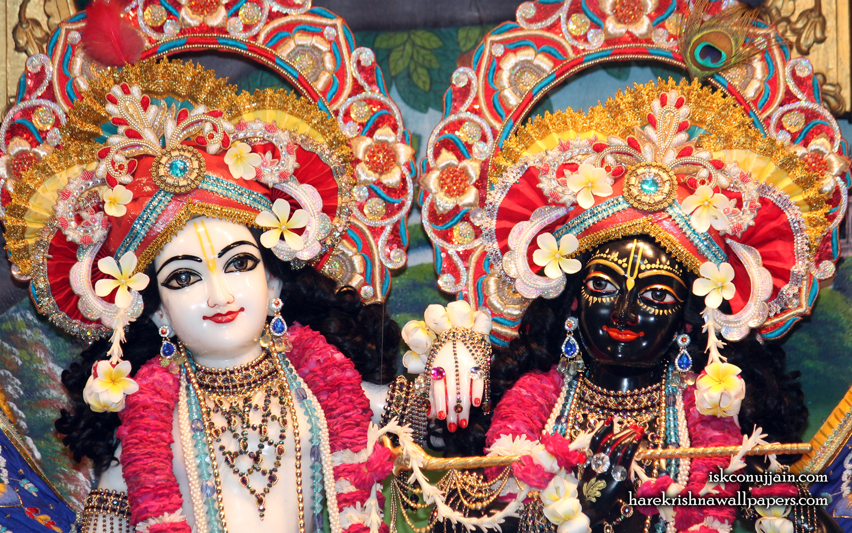 Sri Sri Krishna Balaram Close up Wallpaper (002) Size 1680x1050 Download