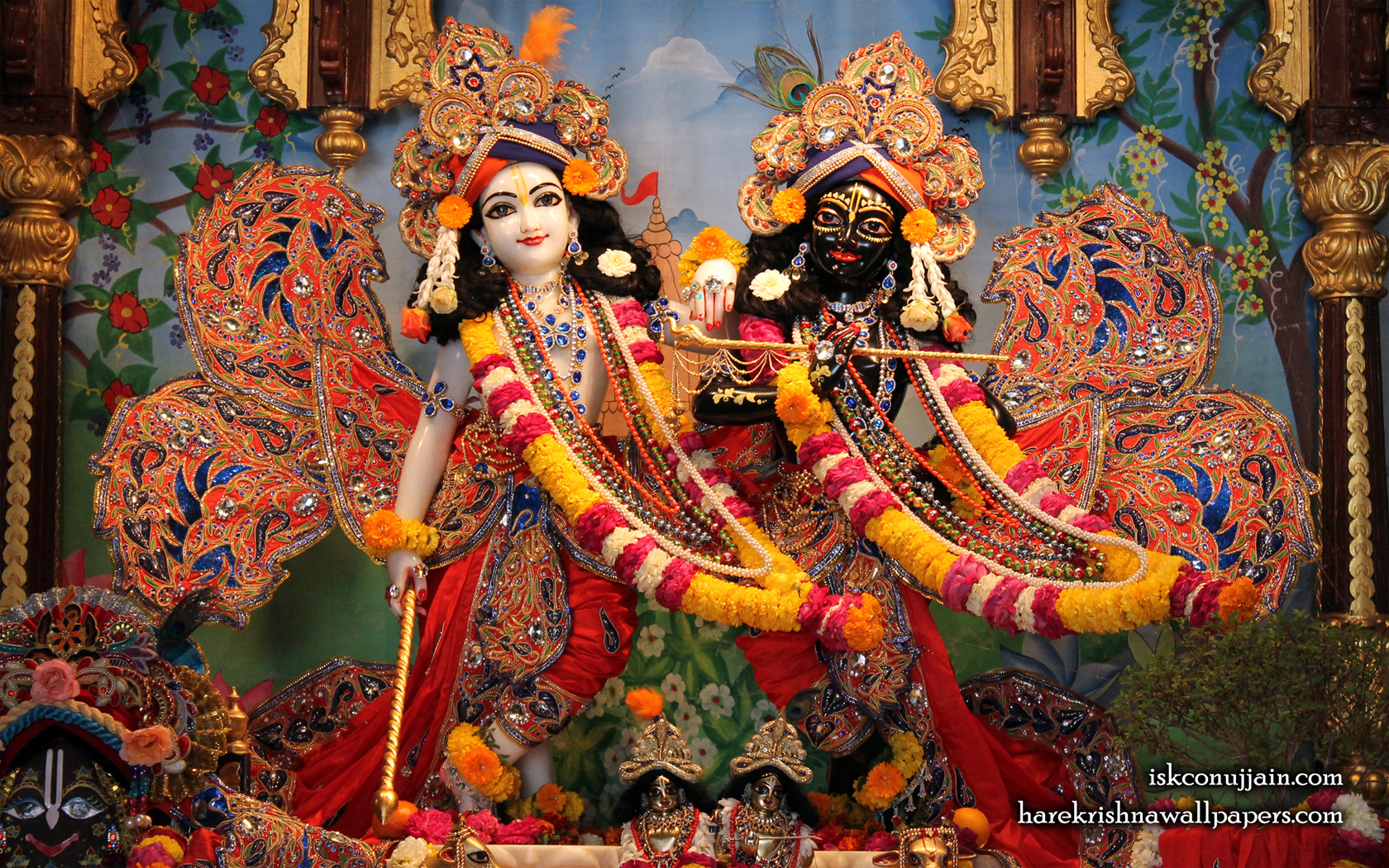 Sri Sri Krishna Balaram Wallpaper (003) Size 1680x1050 Download
