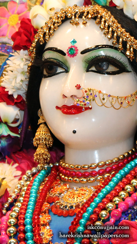 Sri Radha Close up Wallpaper (006) Size 450x800 Download