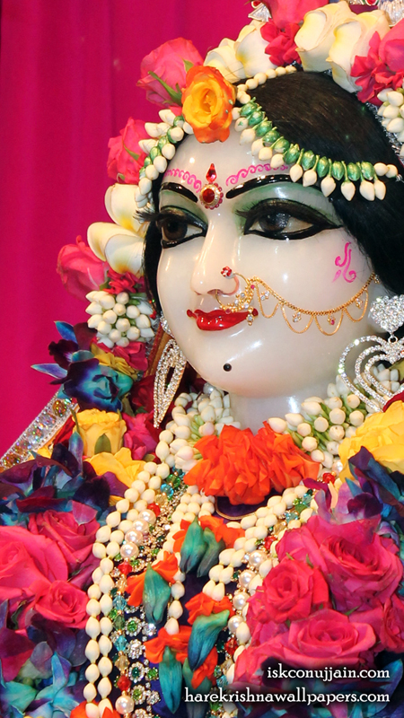 Sri Radha Close up Wallpaper (008) Size 450x800 Download