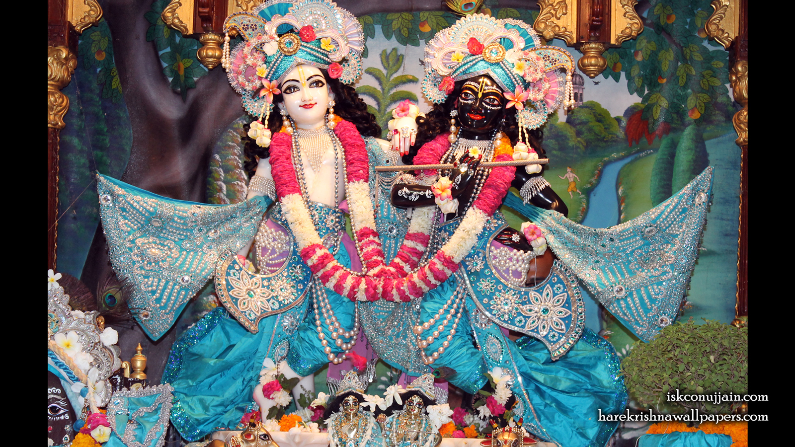 Sri Sri Krishna Balaram Wallpaper (008) Size 1600x900 Download