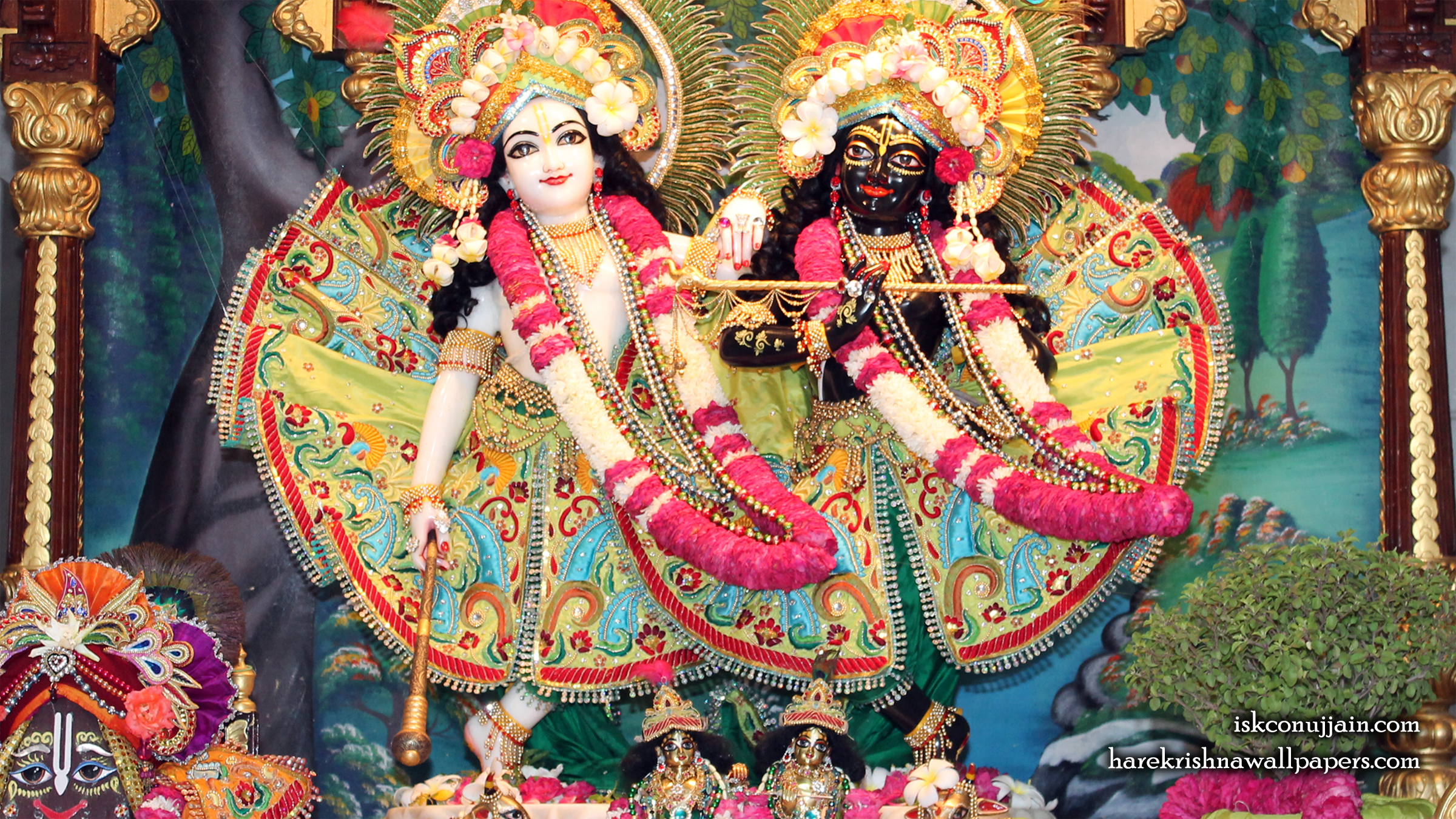 Sri Sri Krishna Balaram Wallpaper (010) Size 2400x1350 Download