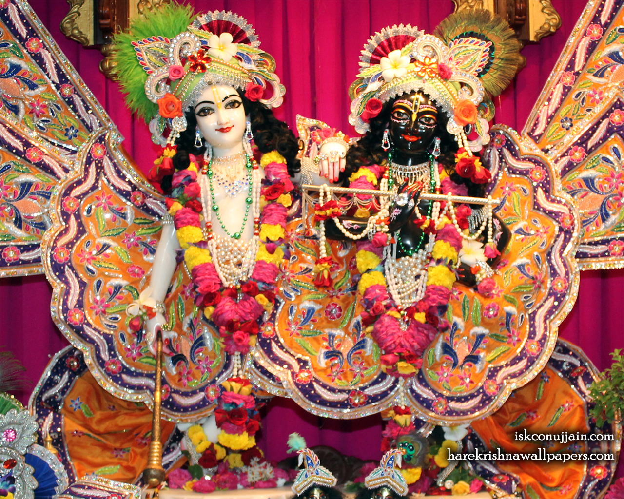 Sri Sri Krishna Balaram Wallpaper (013) Size 1280x1024 Download