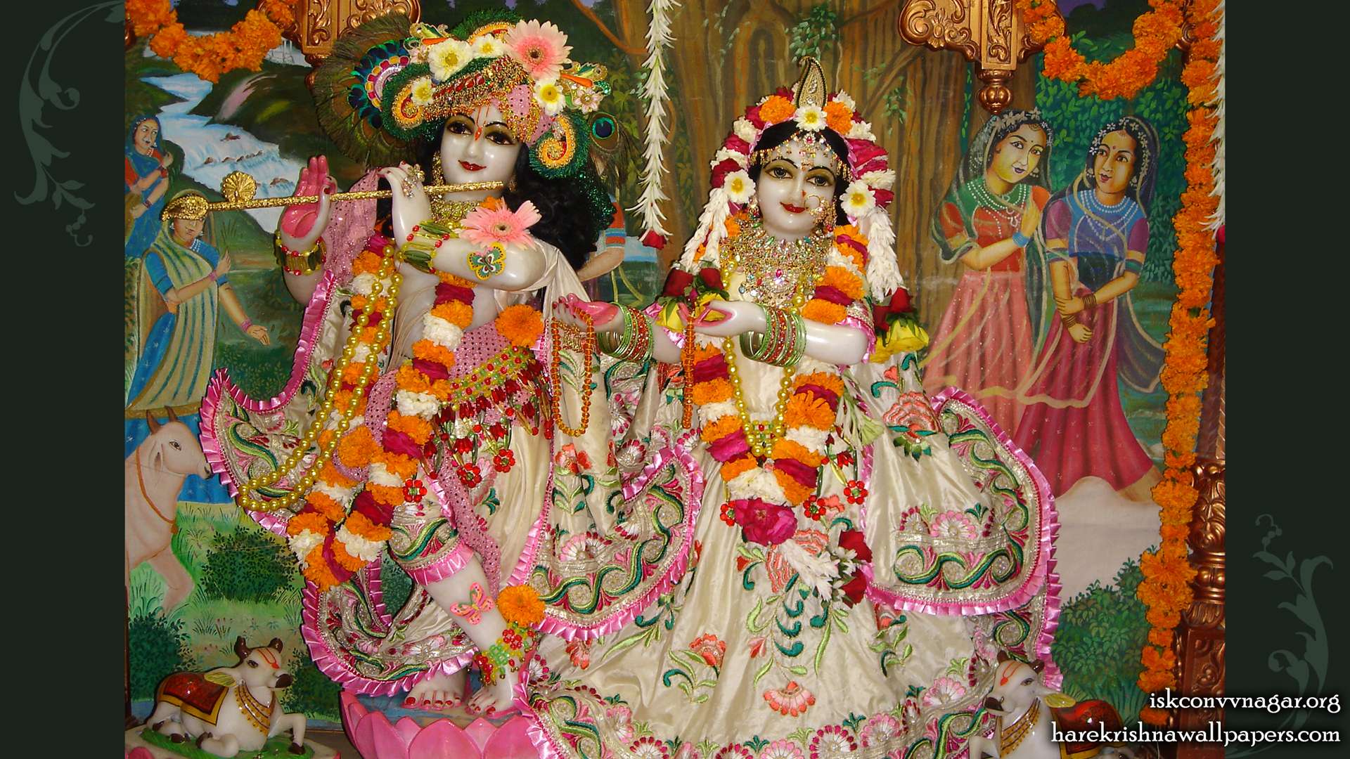 Sri Sri Radha Giridhari Wallpaper (005) Size 1920x1080 Download