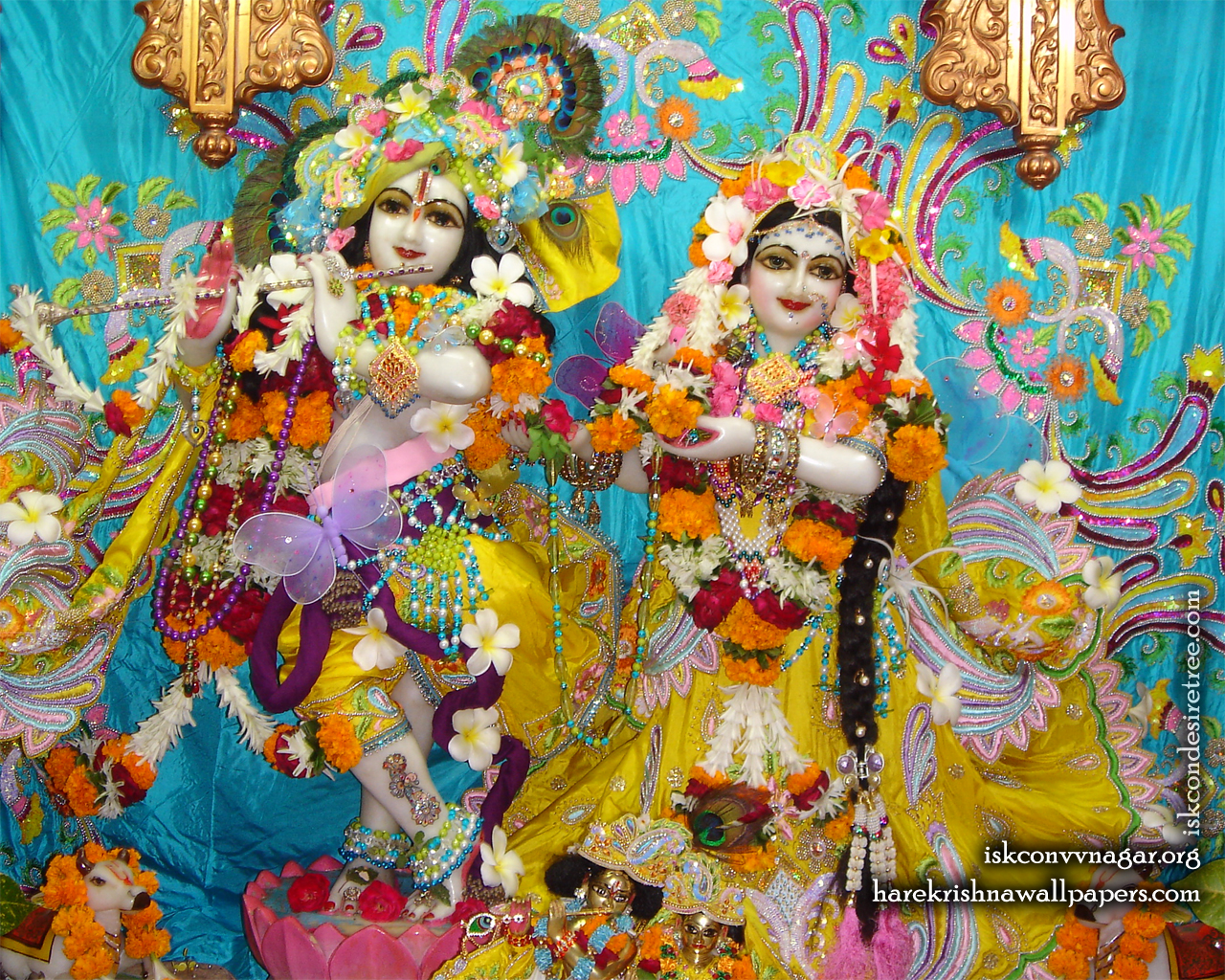 Sri Sri Radha Giridhari Wallpaper (008) Size 1280x1024 Download