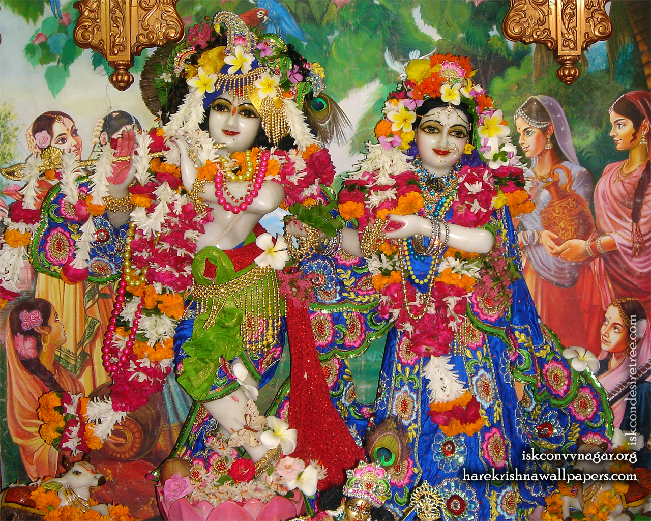 Sri Sri Radha Giridhari Wallpaper (026) Size 1280x1024 Download