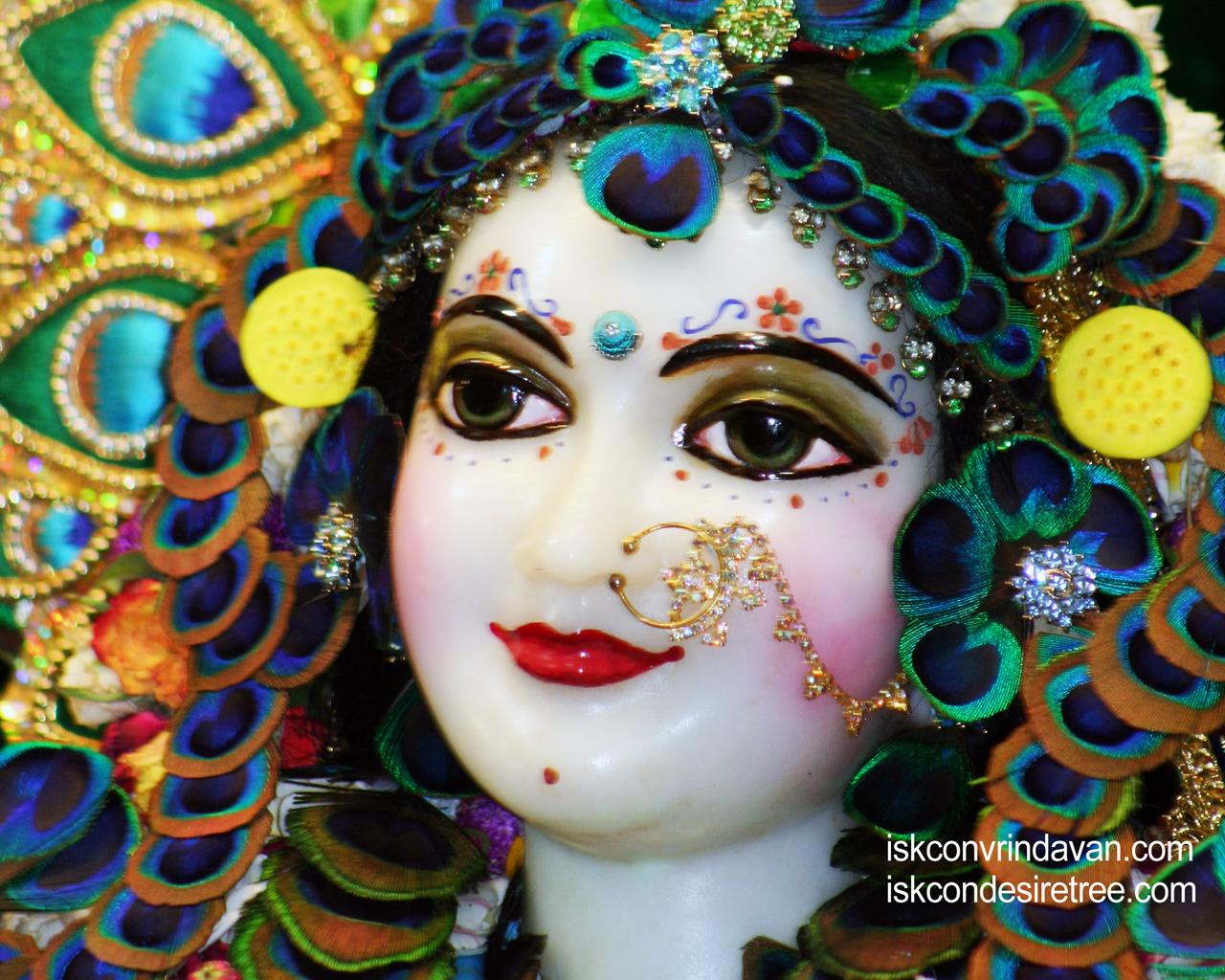 Sri Radha Close up Wallpaper (003) Size 1280x1024 Download