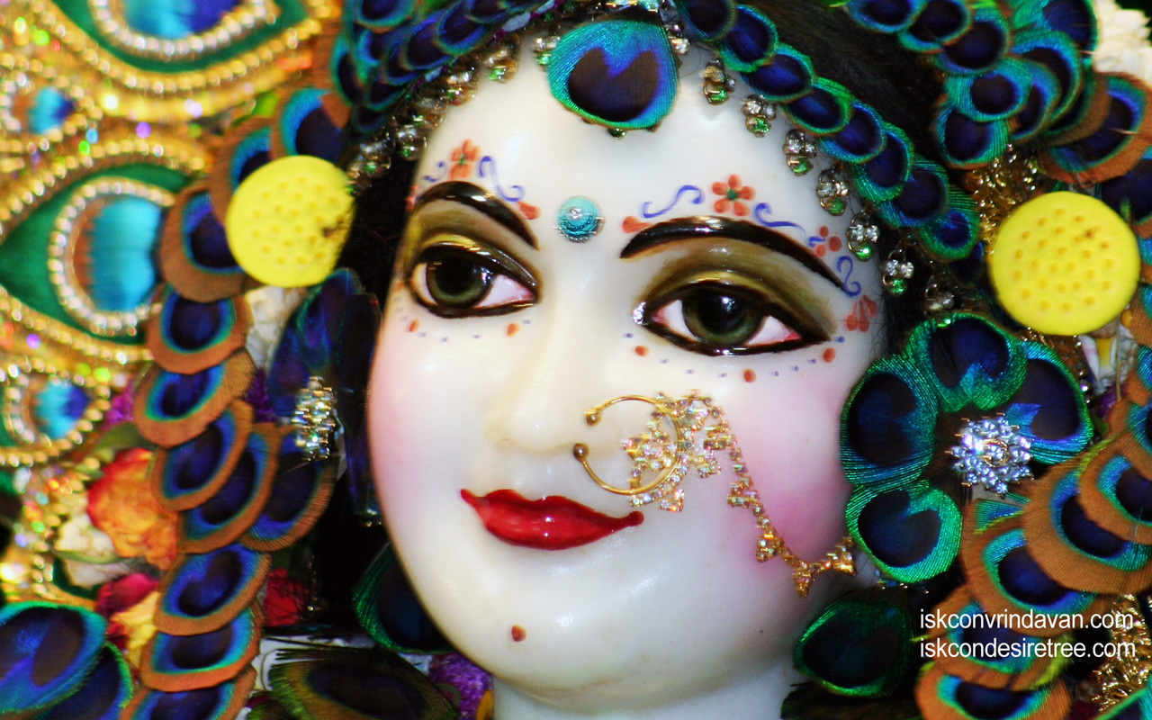 Sri Radha Close up Wallpaper (003) Size 1280x800 Download
