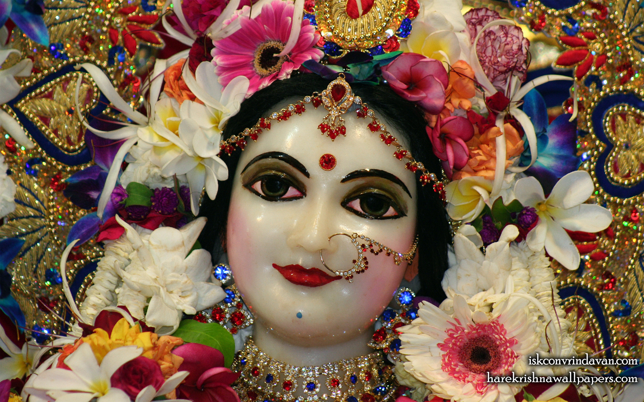 Sri Radha Close up Wallpaper (004) Size 1280x800 Download