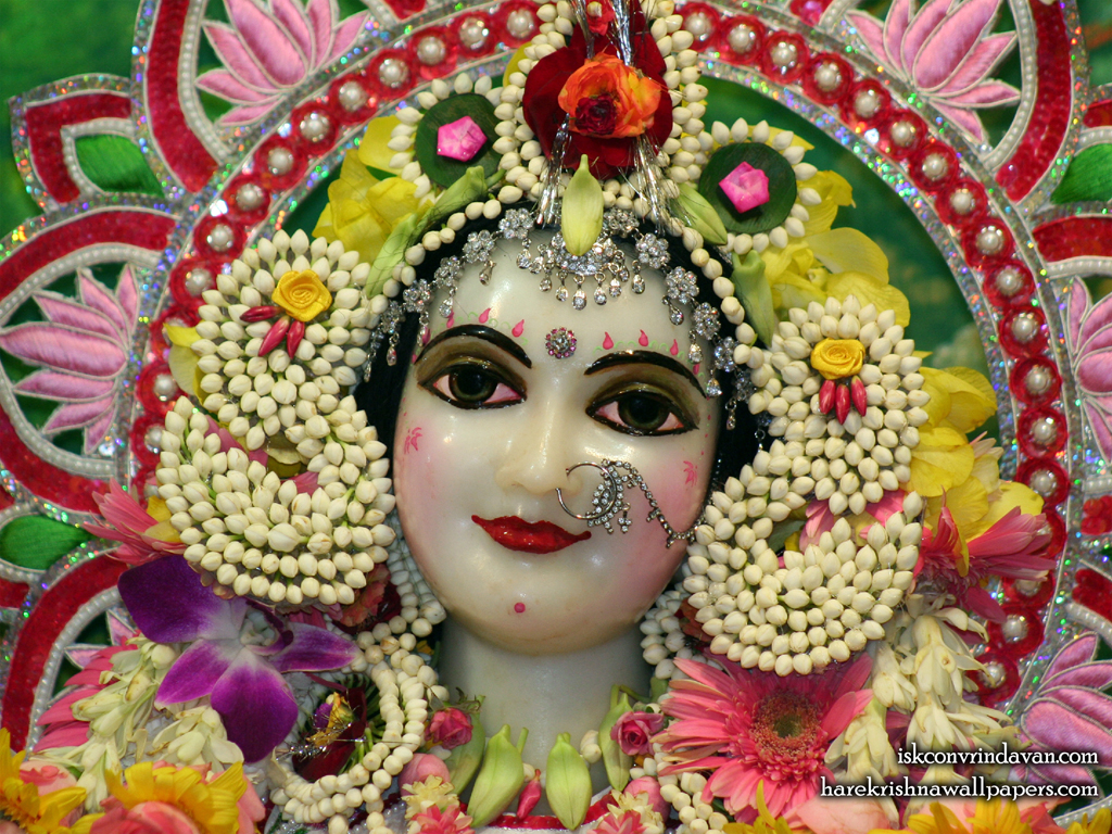 Sri Radha Close up Wallpaper (005) Size 1024x768 Download