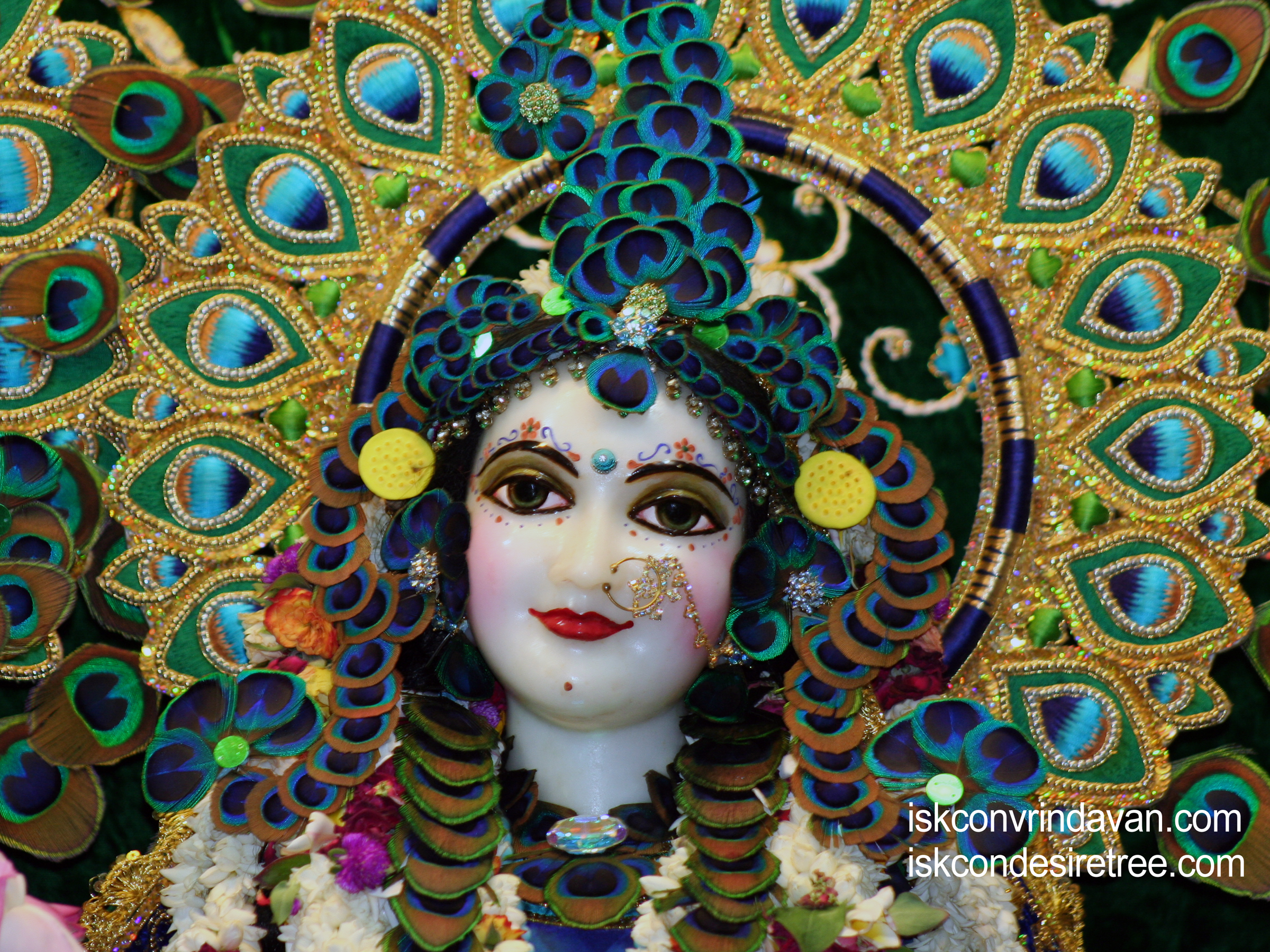 Sri Radha Close up Wallpaper (007) Size 2400x1800 Download
