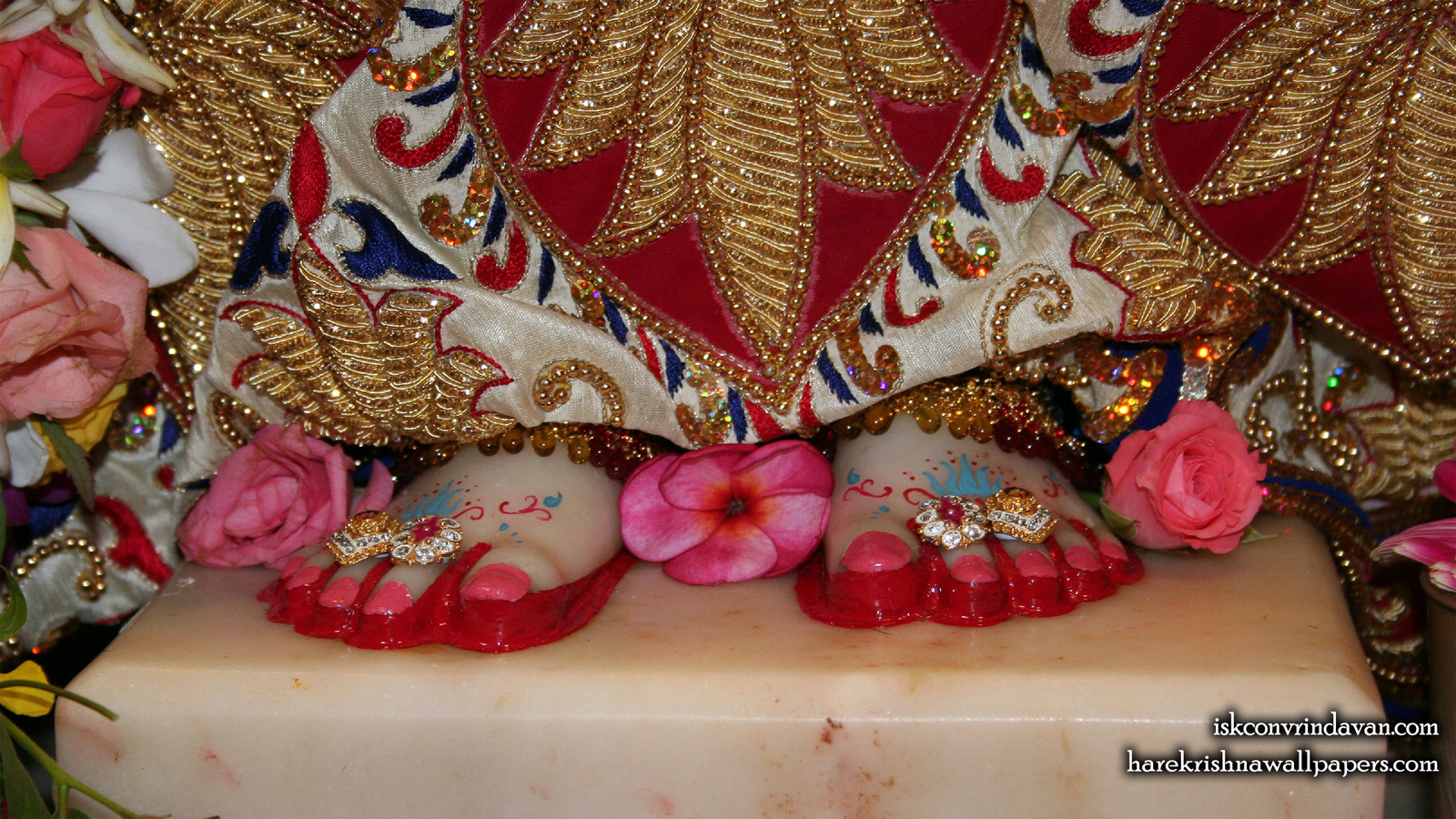 Sri Radha Feet Wallpaper (001) Size 1600x900 Download