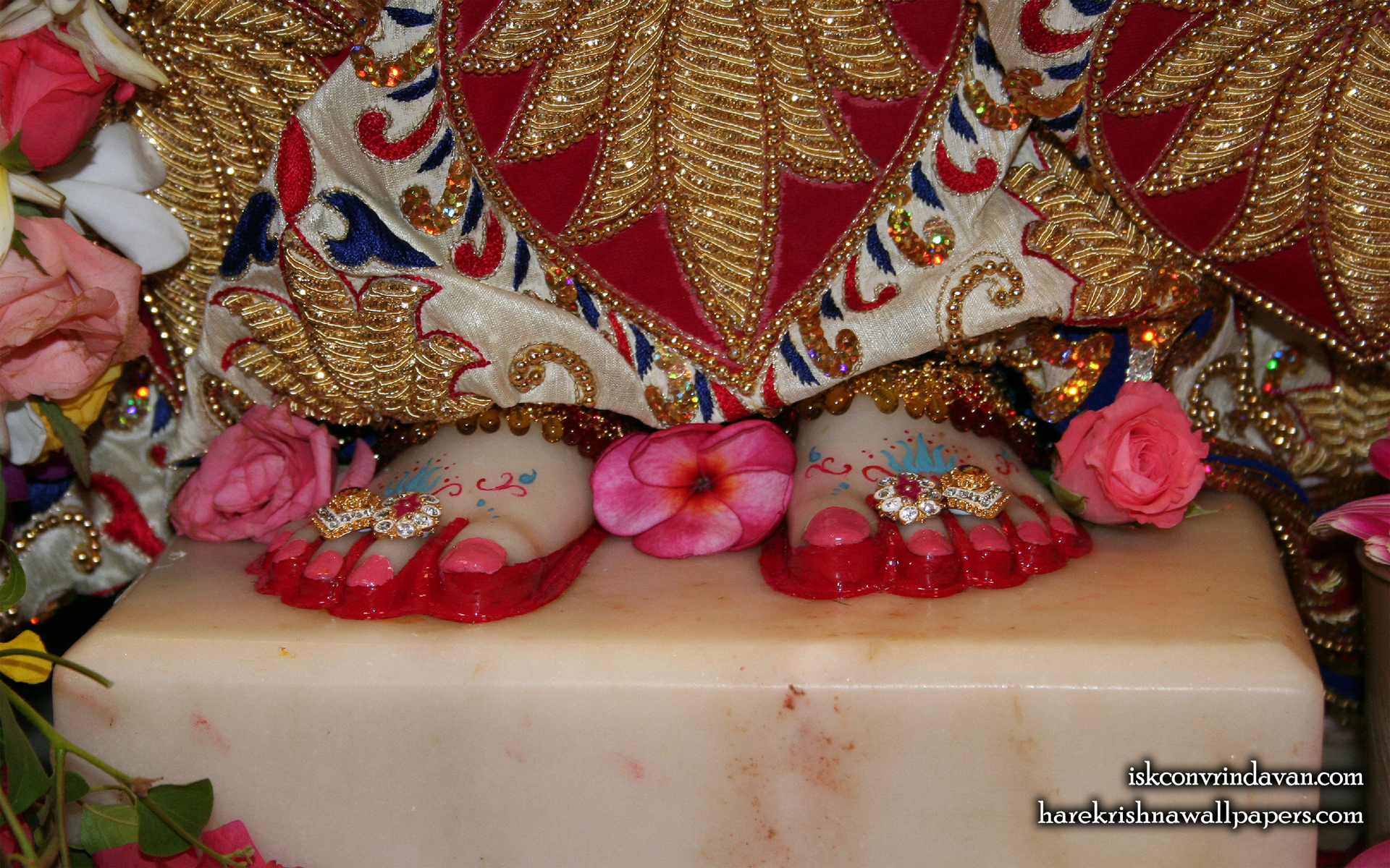 Sri Radha Feet Wallpaper (001) Size 1920x1200 Download