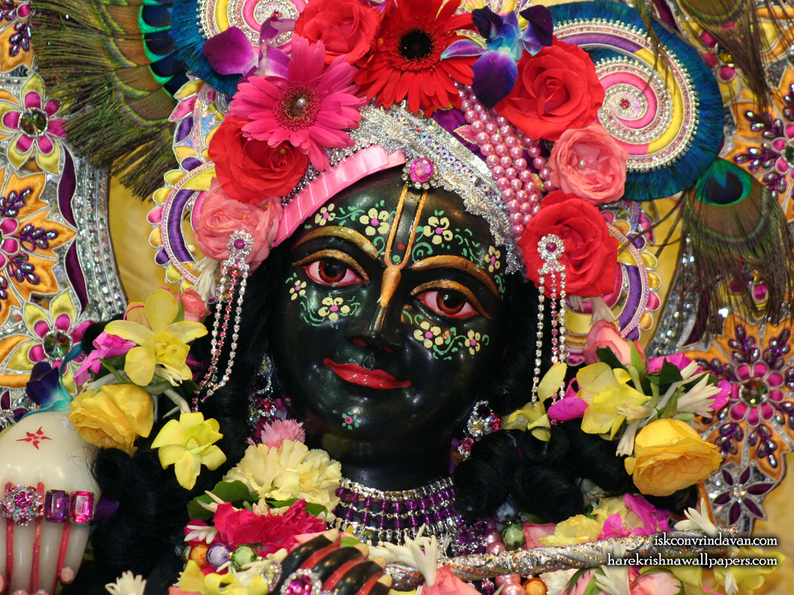 Sri Krishna Close up Wallpaper (002) Size 1152x864 Download